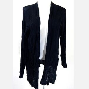 Eileen fisher Linen Silk Pointelle Cardigan